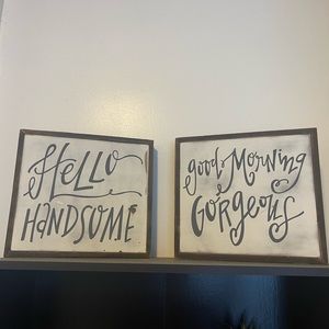 Home decor signs